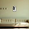SSDECO.es | Cuadro Decorativo de Pared Capitán América - Arte en Madera Negro con Fondo Blanco, 26x41 cm - Decoración Moderna para Salón, Dormitorio y Oficina